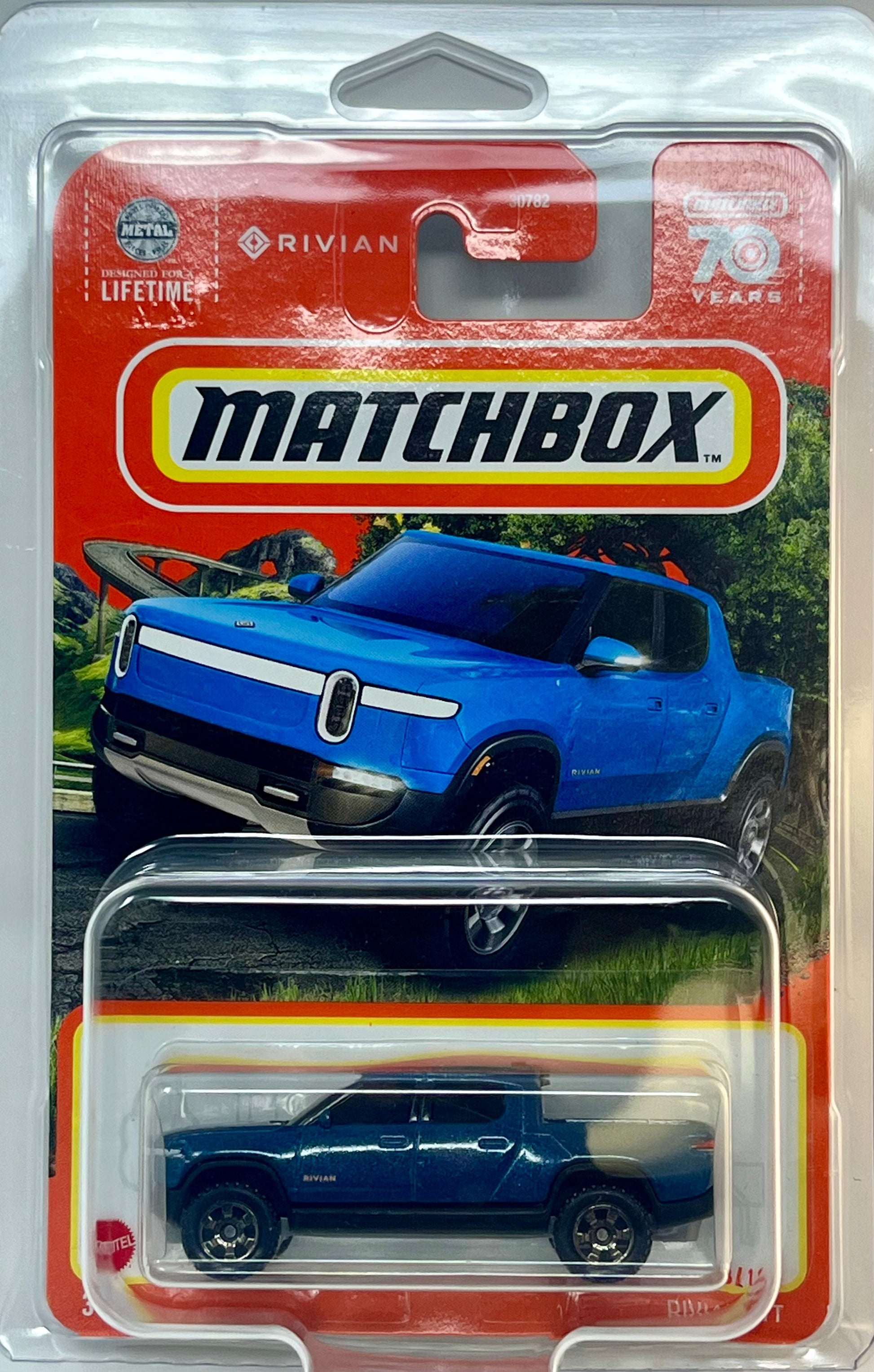Matchbox Rivian (Blue) with Protector – Toy Wrangler