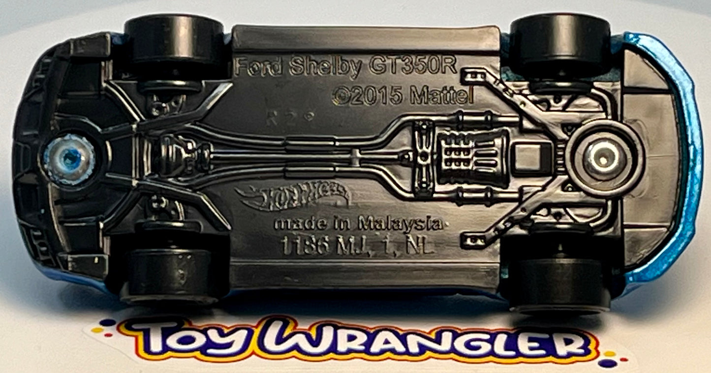 Hot Wheels Ford Shelby GT350R (Blue) Muscle Mania with protector