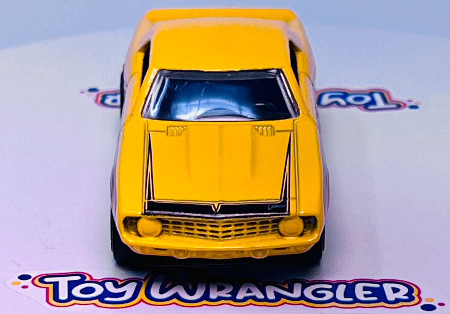 Hot Wheels '69 Copo Camaro Muscle Mania (Yellow) with Protector