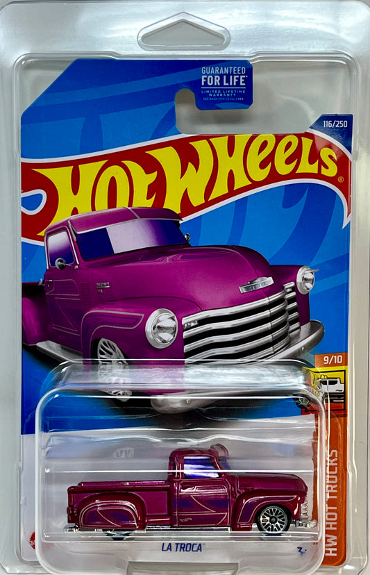 Hot Wheels La Troca (Pink) Lowrider with Protector