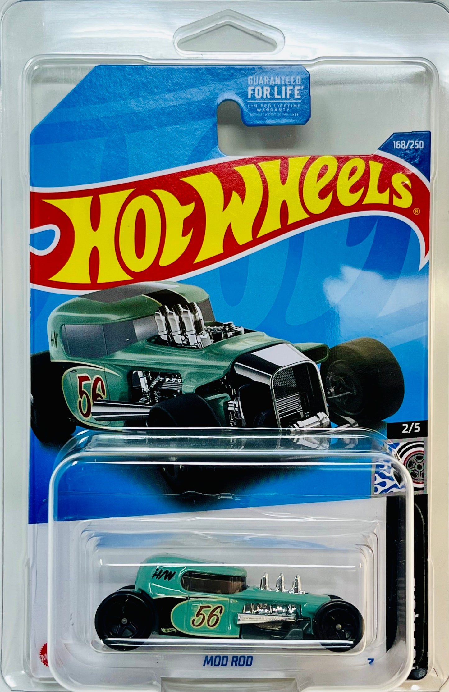 Hot Wheels Mod Rod (Pale Green) Rod Squad with Protector