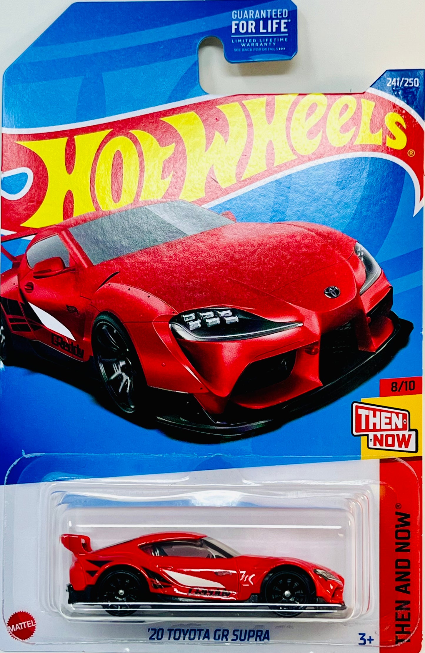 Hot Wheels '20 Toyota GR Supra (Red) with Protector