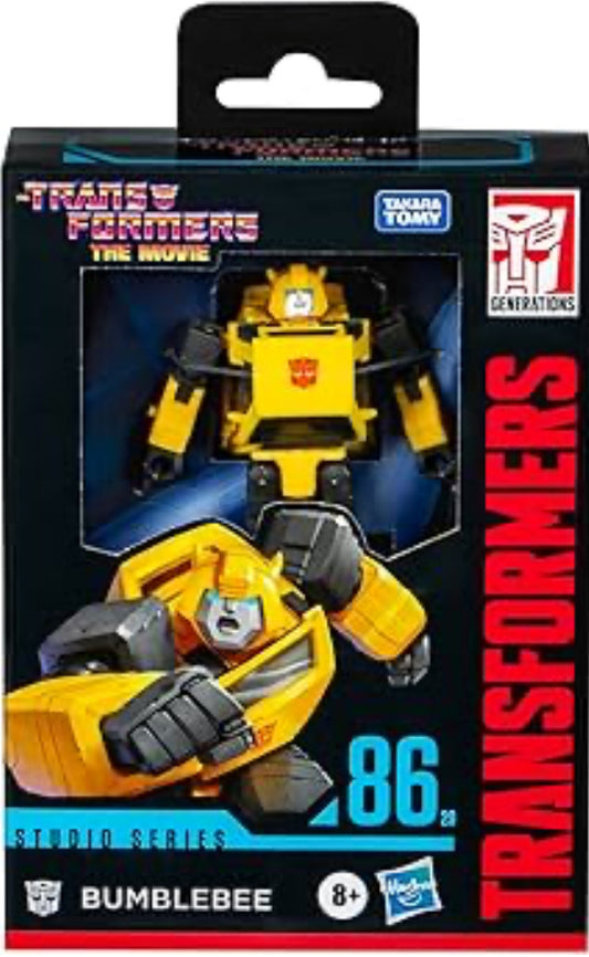 Transformers Toys Studio Series Deluxe The The Movie 86-29 Bumblebee, 4.5-inch Converting Action Figure, 8+