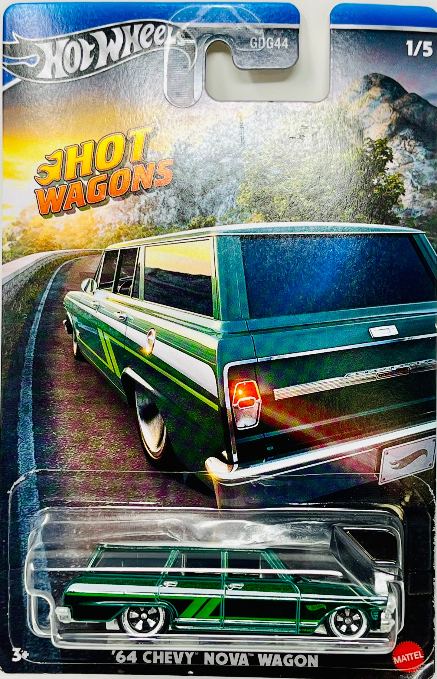 Hot Wheels Hot Wagons ‘64 Chevy Nova Wagon with Protector