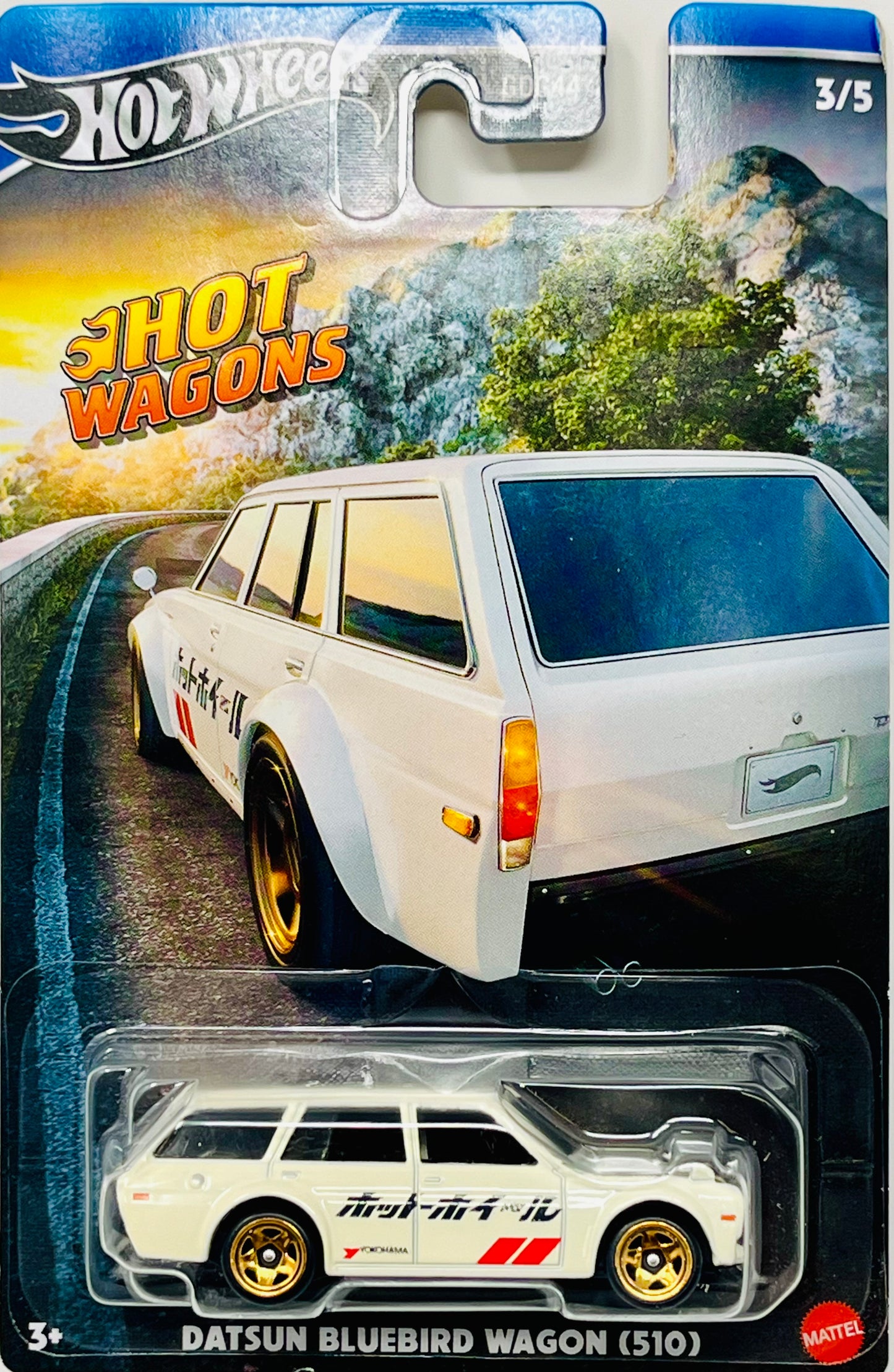 Hot Wheels Hot Wagons Datsun Bluebird Wagon (510) with Protector