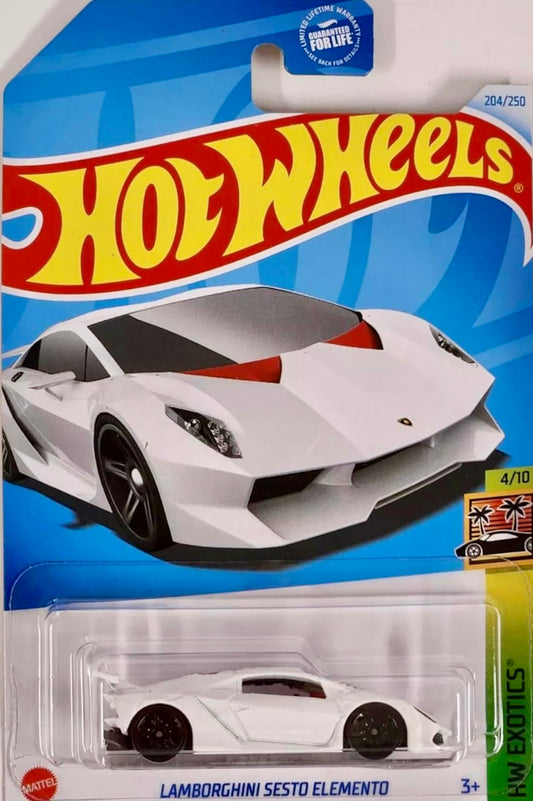 Hot Wheels Lamborghini Sesto Elemento 204/250 White