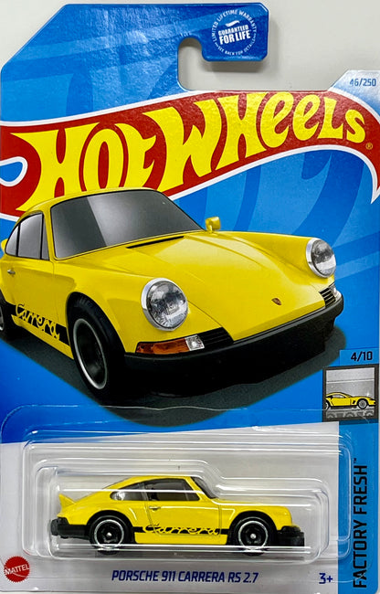 Hot Wheels Porsche 911 Carrera RS 2.7 (Yellow)