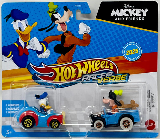 Hot Wheels Racerverse Donald Duck and Goofy Mickey and Friends