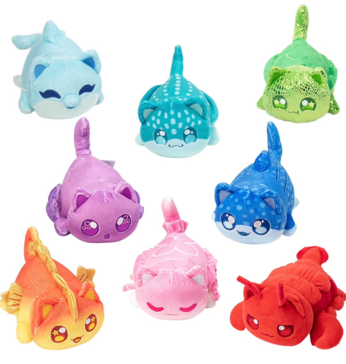 Aphmau 6” MeeMeow Mystery Plush – Series 5; YouTube Gaming Channel, Blind Box, 1 of 8 Possible Under The Sea MeeMeows, Official Merch