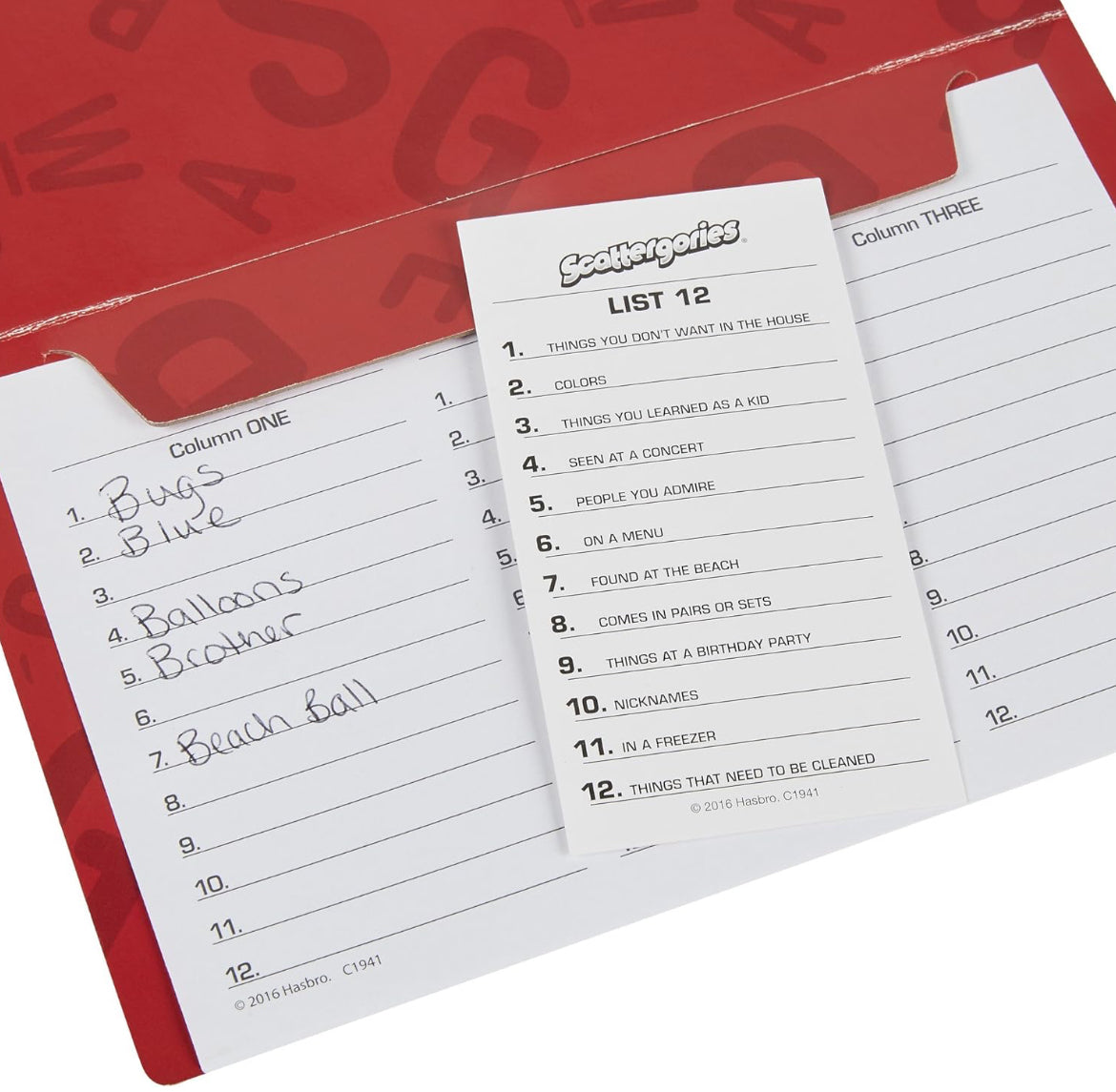 Hasbro Gaming Scattergories Board Game