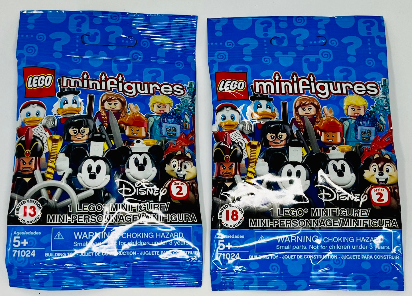 2x LEGO Minifigures Disney Series 2 71024 Building Kit (1 Minifigure)