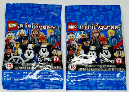 2x LEGO Minifigures Disney Series 2 71024 Building Kit (1 Minifigure)