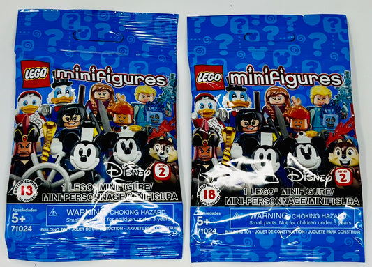 2x LEGO Minifigures Disney Series 2 71024 Building Kit (1 Minifigure)