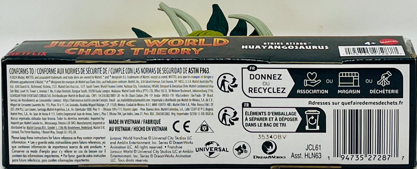 Jurassic World Chaos Theory Strike Attack Huayangosaurus Figure