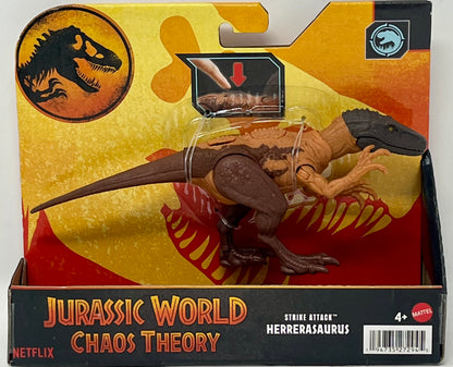 Jurassic World Chaos Theory Strike Attack Herrerasaurus Action Figure
