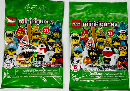 2x LEGO Minifigures Series 21 71029 Limited Edition