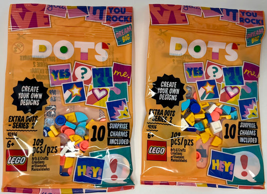 2x LEGO DOTS Extra DOTS - Series 2 41916 DIY Craft
