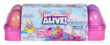 Hatchimals Alive, Egg Carton Toy with 5 Mini Figures in Self-Hatching Eggs, 11 Accessories, Kids Toys for Girls and Boys Ages 3 and up
