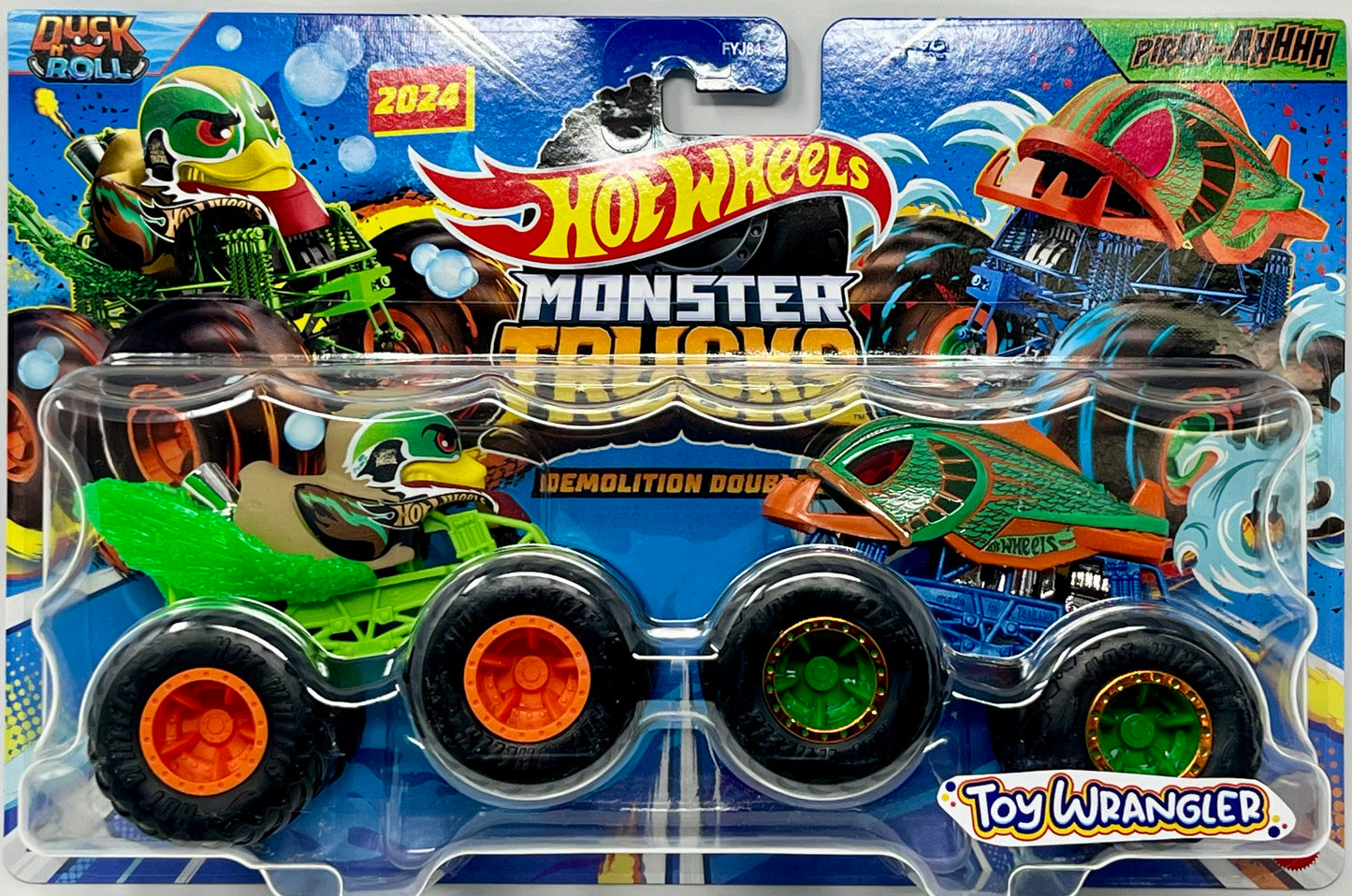 Hot Wheels Monster Trucks Duck N’ Roll vs Piran-Ahhhh