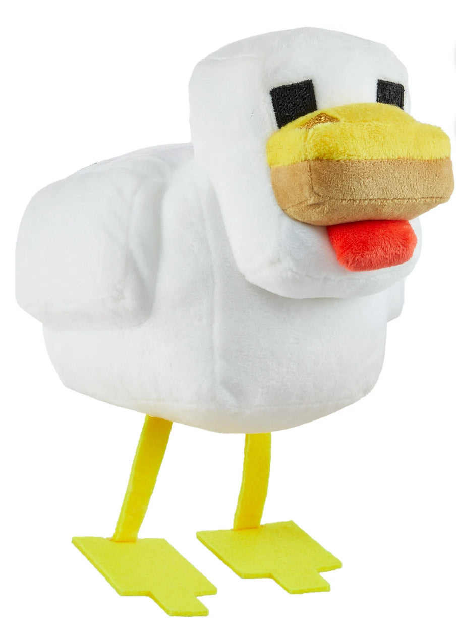 Minecraft Chicken Inflatable Minecraft Plush Chicken Toy, 8-inch Collectible Soft Doll Inspired by ...
