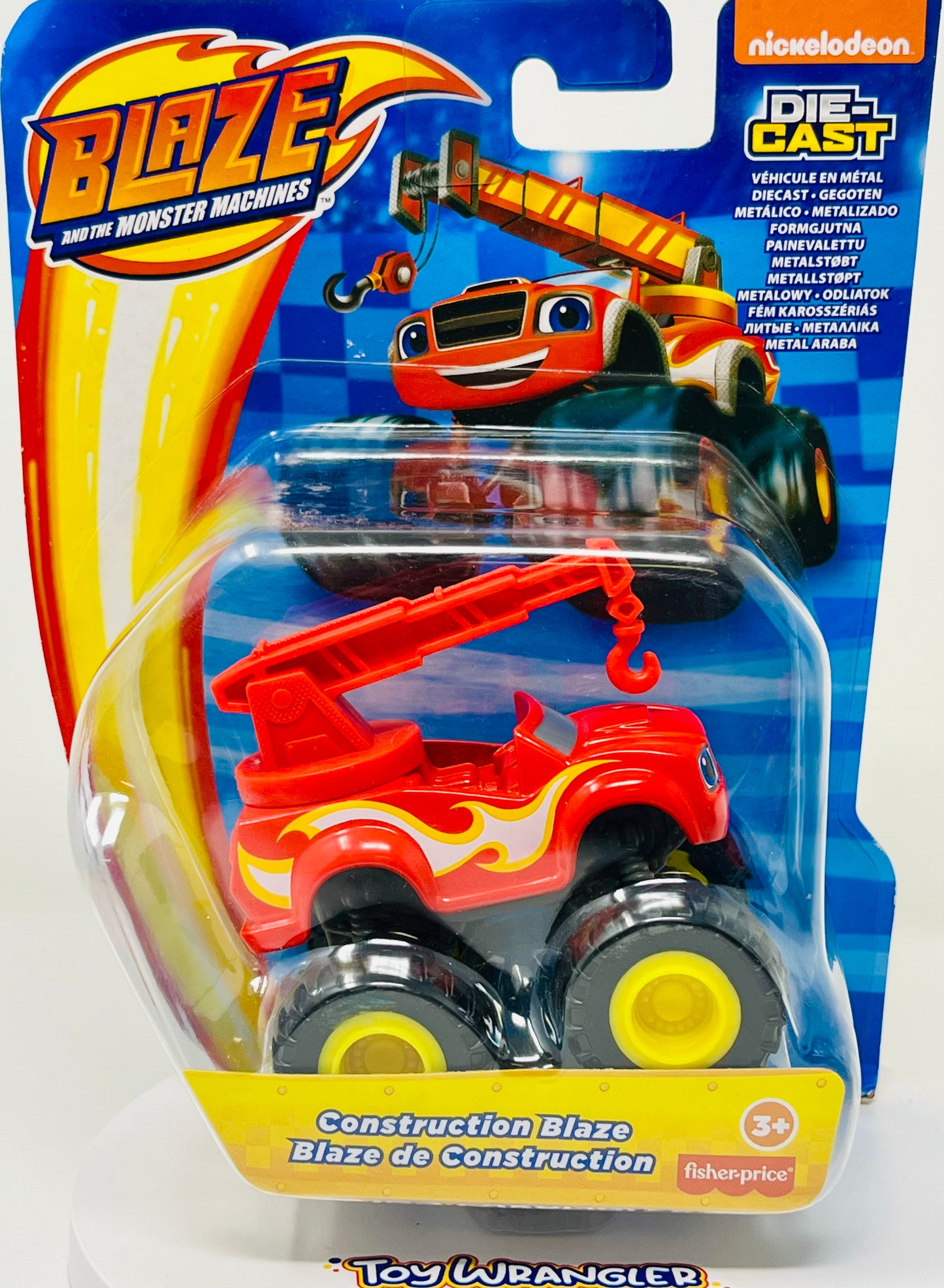 Blaze and the Monster Machines Construction Blaze Die Cast Monster Truck Crane