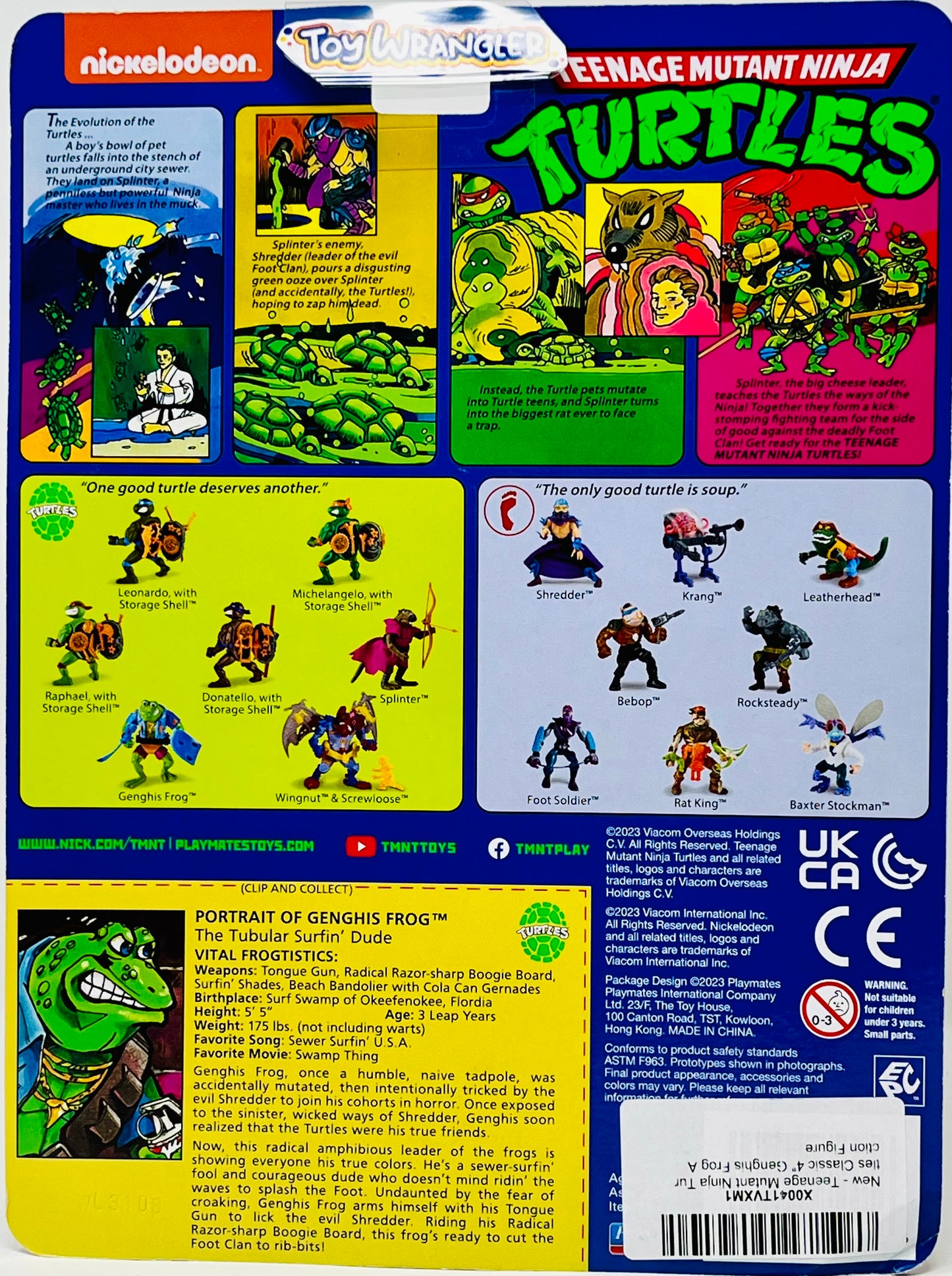 Genghis Frog Teenage Mutant Ninja Turtles Action Figure