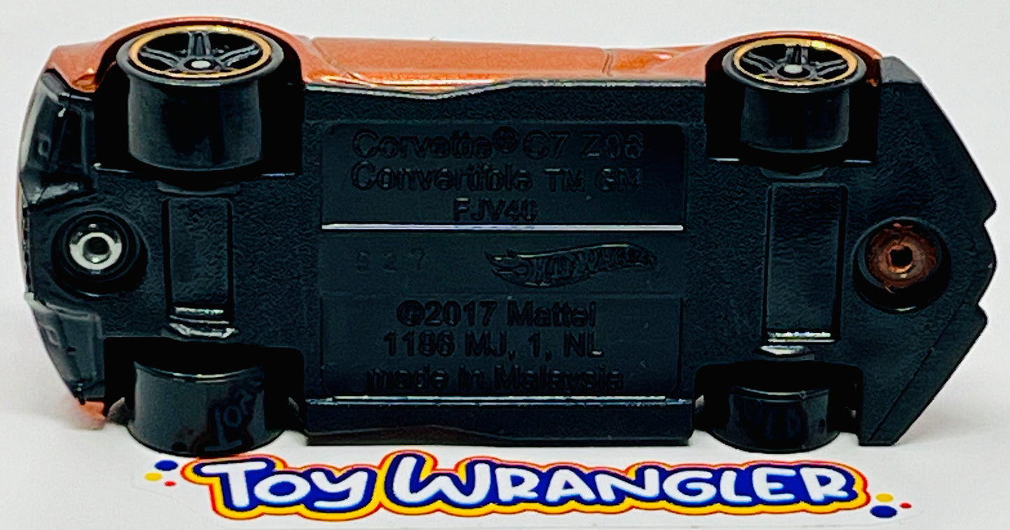 Hot Wheels Corvette C7 Z06 Convertible (Burnt Orange)