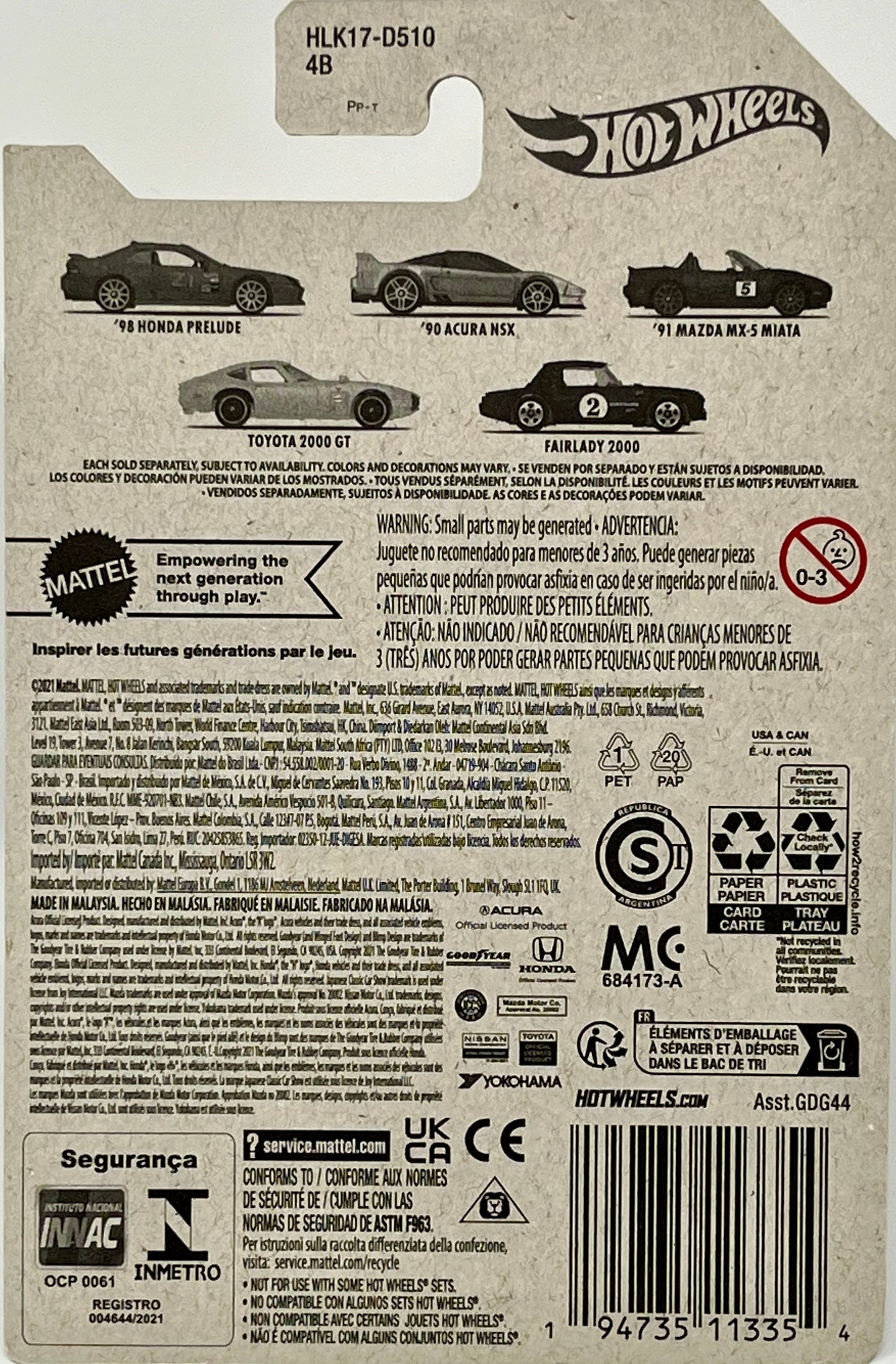 2023 Hot Wheels '91 Mazda MX-5 Miata