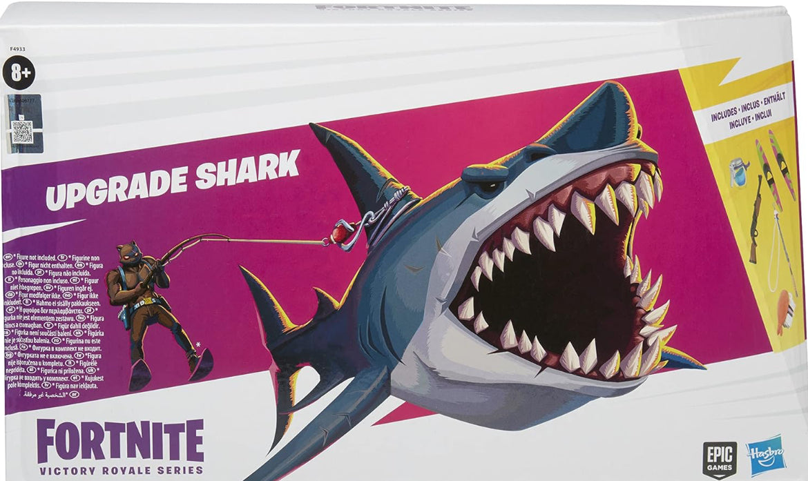 FORTNITE Hasbro Victory Royale Series Upgrade Shark Collectible Action Figure with Accessories - Ages 8 and Up, 6-inch