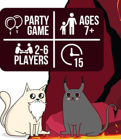 Exploding Kittens Good vs. Evil - 55 Cards Inspired by The Netflix Series - Elevate with New Characters - Funny Card Games for Adults and Kids, Easy to Learn Family Games - Ages 7 and Up