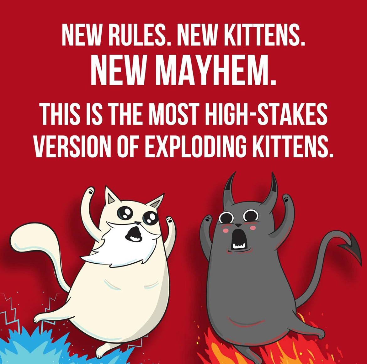 Exploding Kittens Good vs. Evil - 55 Cards Inspired by The Netflix Series - Elevate with New Characters - Funny Card Games for Adults and Kids, Easy to Learn Family Games - Ages 7 and Up