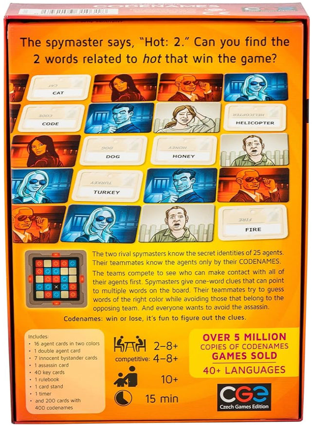 CGE Czech Games Edition Codenames Board Game