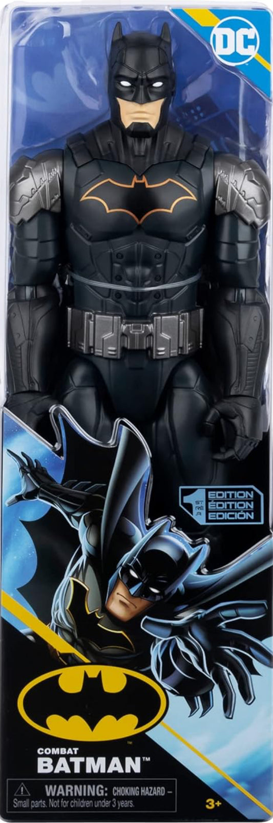 DC Comics, 12-inch Combat Batman Action Figure, Kids Toys for Boys and Girls Ages 3 and Up