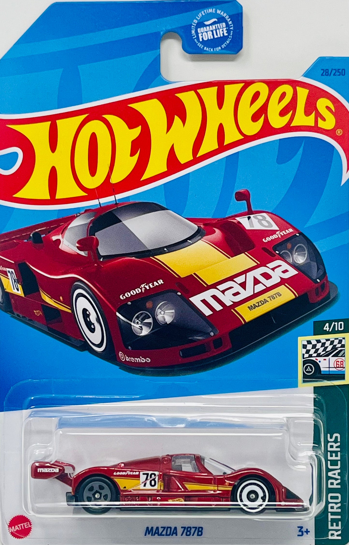 Hot Wheels Mazda 787B Burgundy