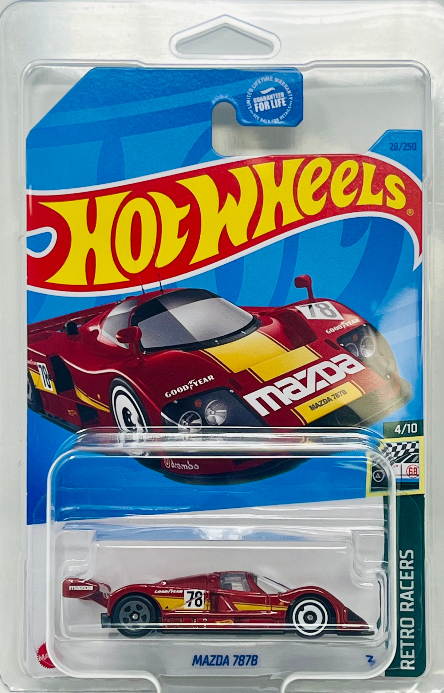 Hot Wheels Mazda 787B Burgundy