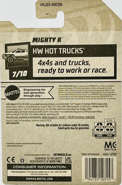 Hot Wheels Mighty K (Red)