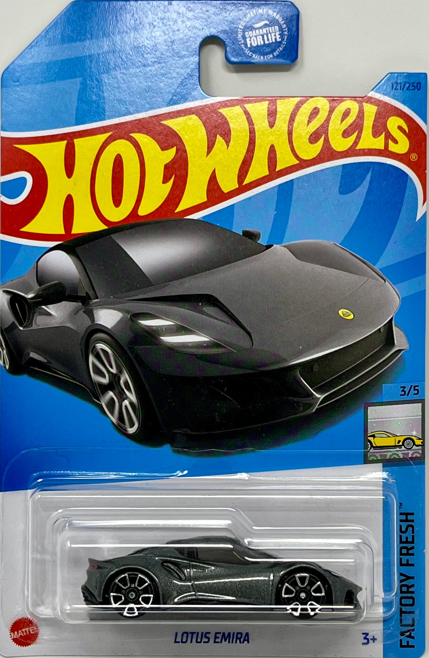 Hot Wheels Lotus Emira (Gray) with Protector