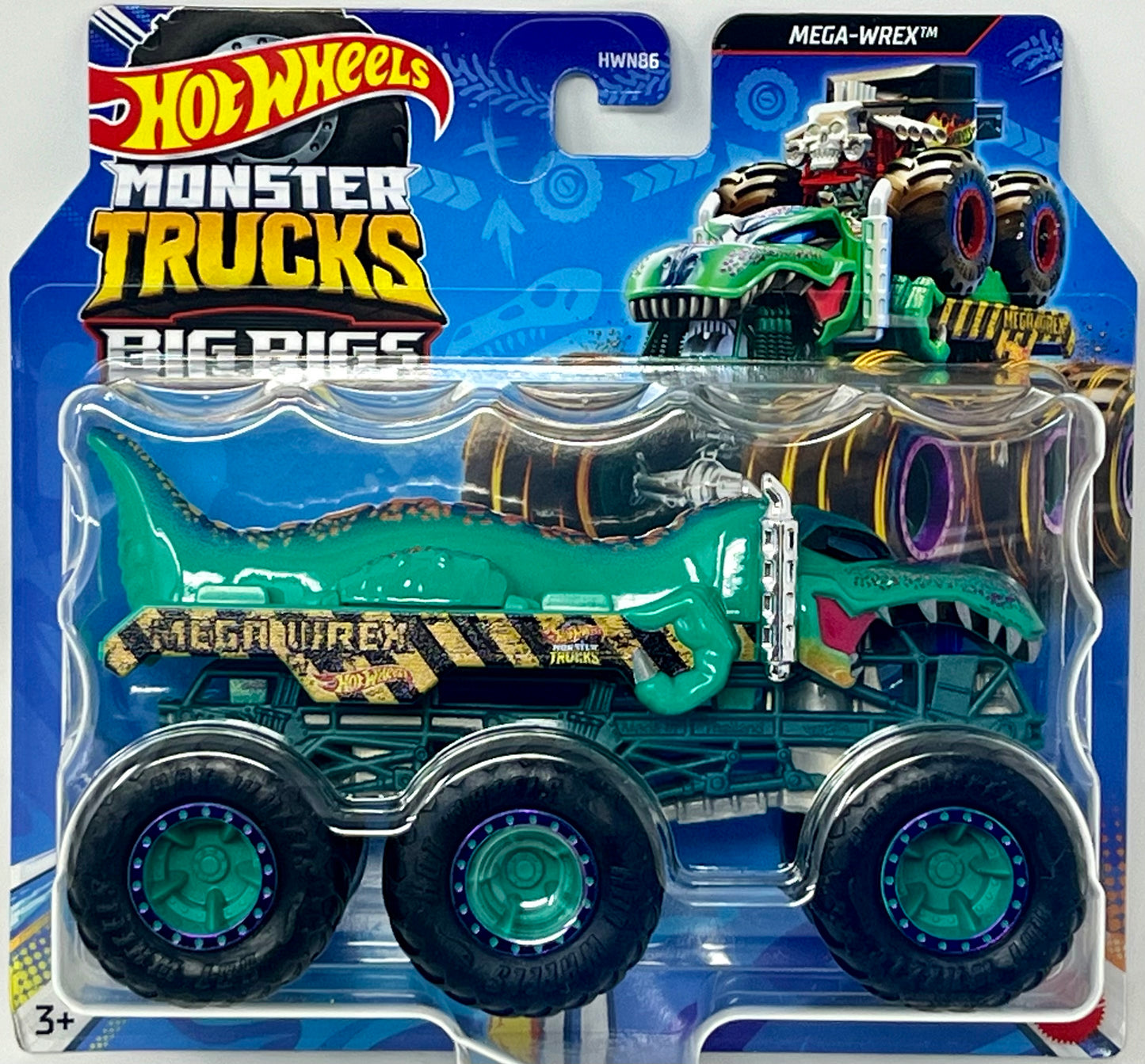 Hot Wheels Monster Trucks Big Rigs - Mega-Wrex