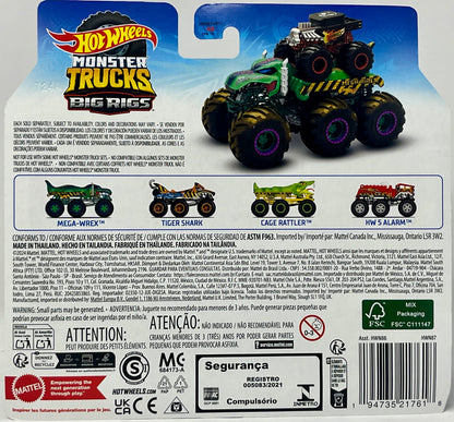 Hot Wheels Monster Trucks Big Rigs - Mega-Wrex