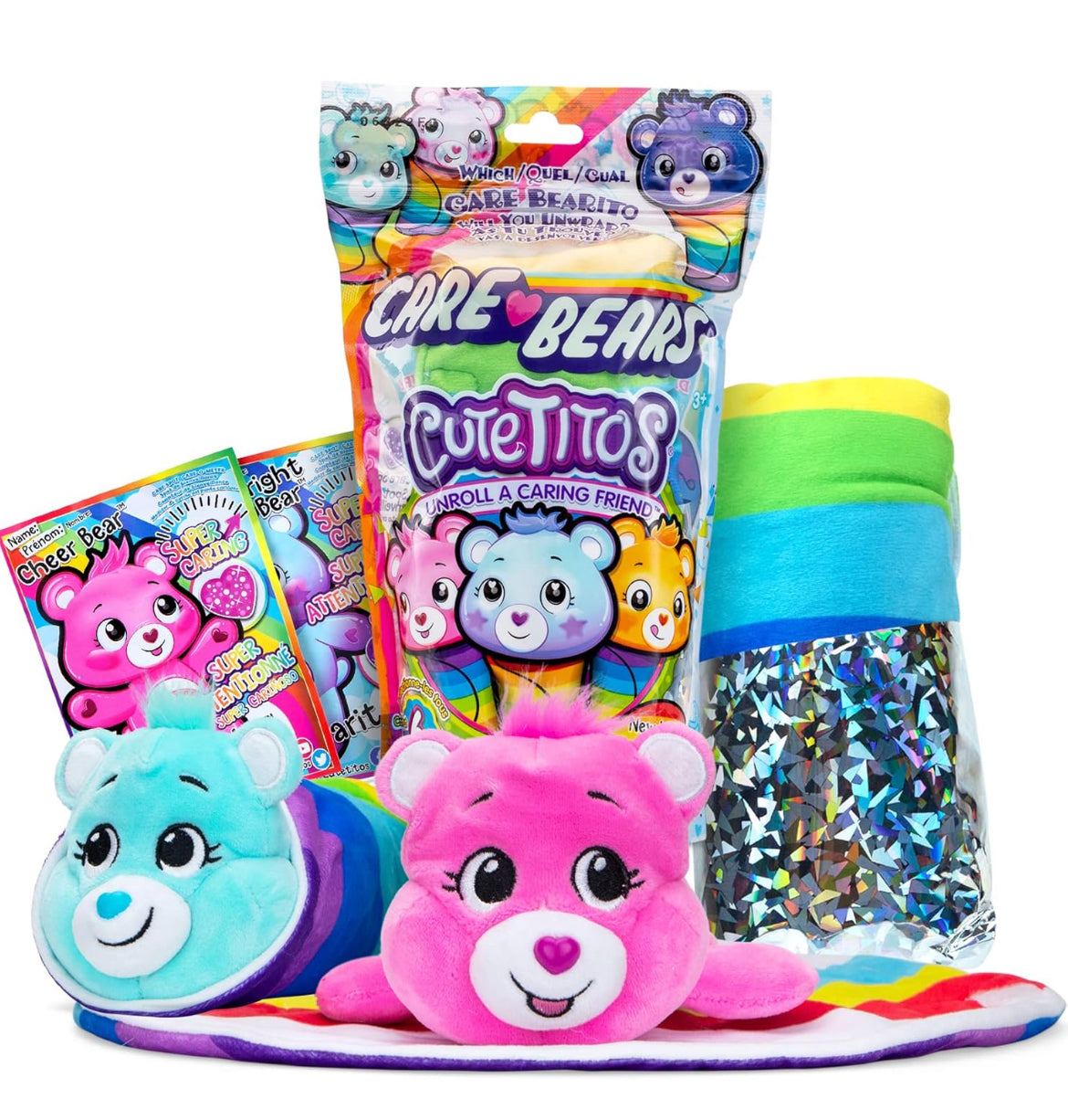 Cutetitos Care Bears Surprise Stuffed Animals - Collectible Care Bears Friends - Series 2