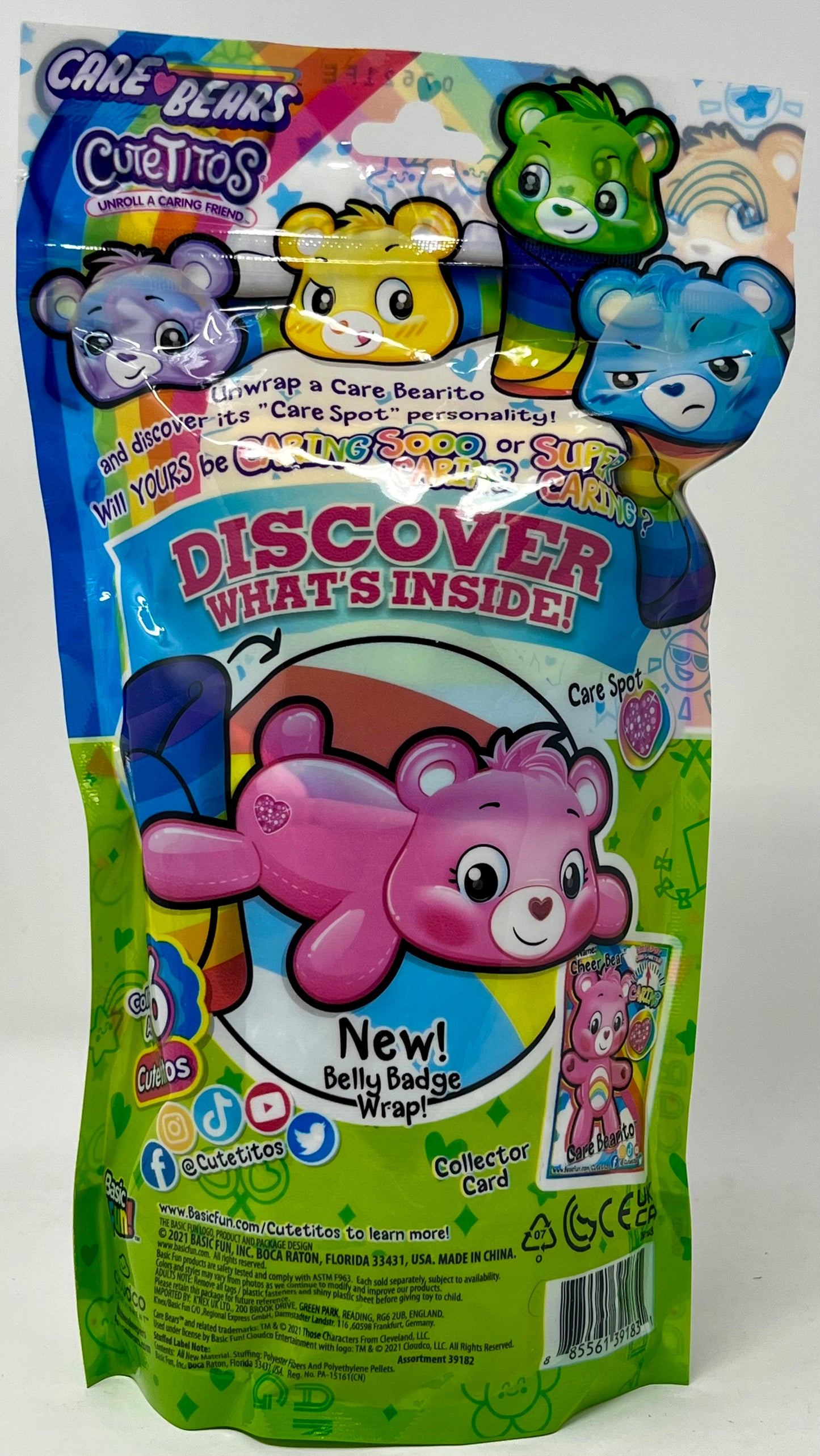 Cutetitos Care Bears Surprise Stuffed Animals - Collectible Care Bears Friends - Series 2