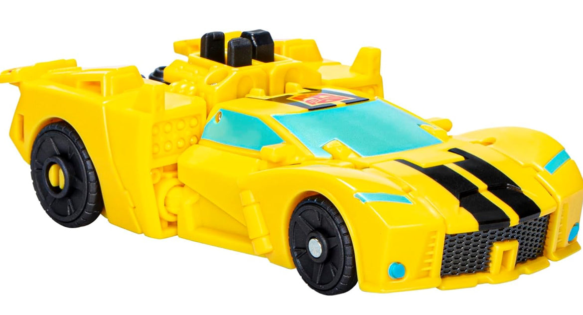 Transformers EarthSpark Warrior Class Bumblebee 5-Inch Robot Action Figure, Converts in 19 Steps, Interactive Toys for Boys and Girls Ages 6 and Up