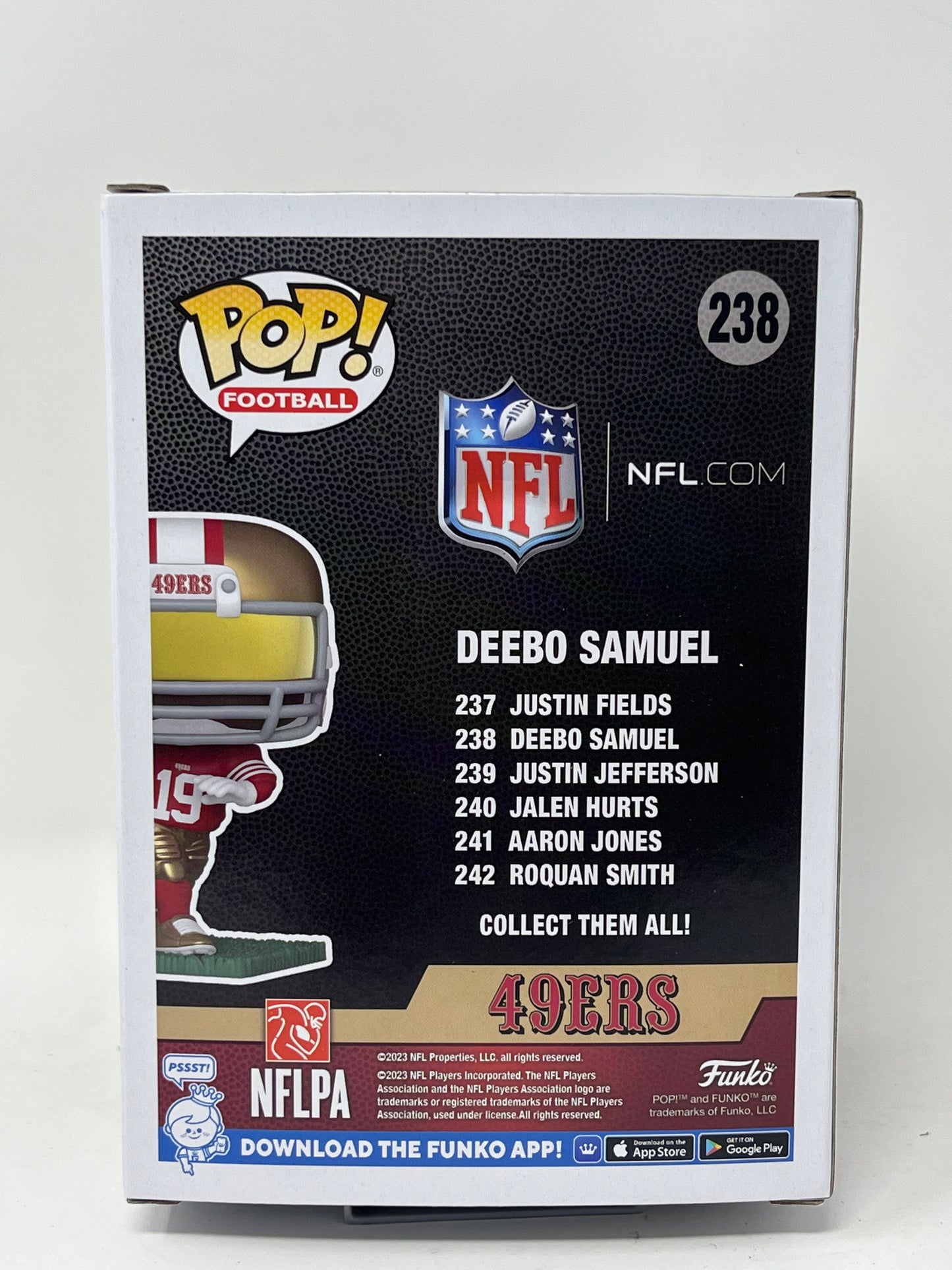 Deebo Samuel (San Francisco 49ers) NFL Funko Pop! Series 11 with Protective Case