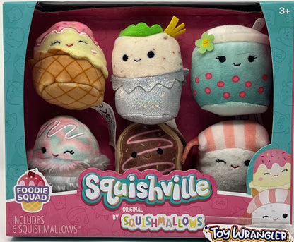 Foodie Squad Squishville Bernardo Burrito Boba Tea Sushi Donut Macaron Ice Cream