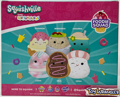 Foodie Squad Squishville Bernardo Burrito Boba Tea Sushi Donut Macaron Ice Cream