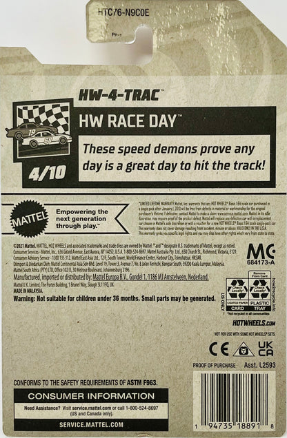 Hot Wheels HW Race Day HW-4-TRAC Red Diecast Car