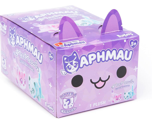 Aphmau 6” MeeMeow Mystery Plush – Series 4; YouTube Gaming Channel, Blind Box, Random 1 of 8 Possible Celestial MeeMeows, Official Merch, Styles May Vary