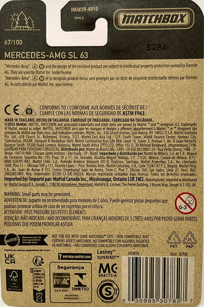 Matchbox 2023 Mercedes-AMG SL 63 67/100 with Protector