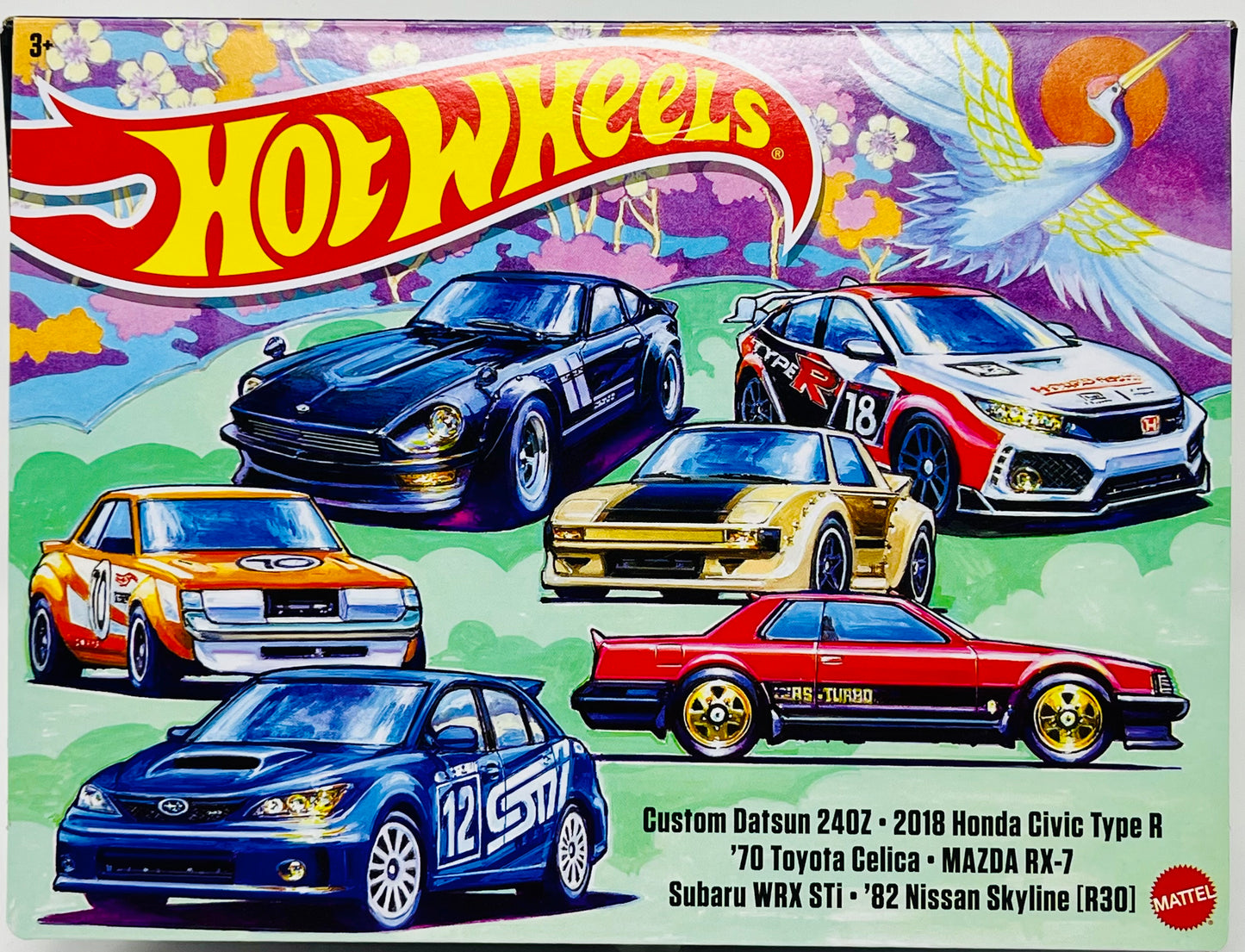 2023 Hot Wheels Japanese Car Culture 6-Car Multi-Pack 1:64