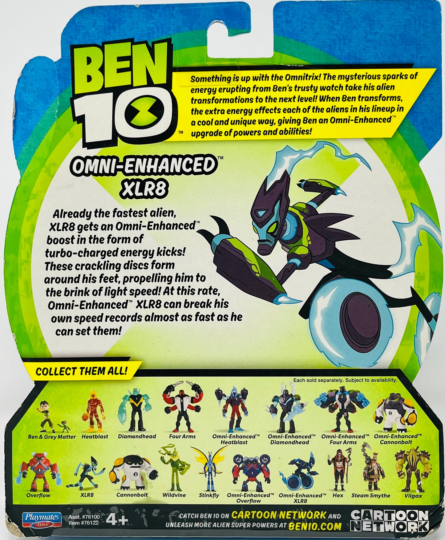 Ben 10 Omni-Enhanced XLR8 - 5" Action Figure -m